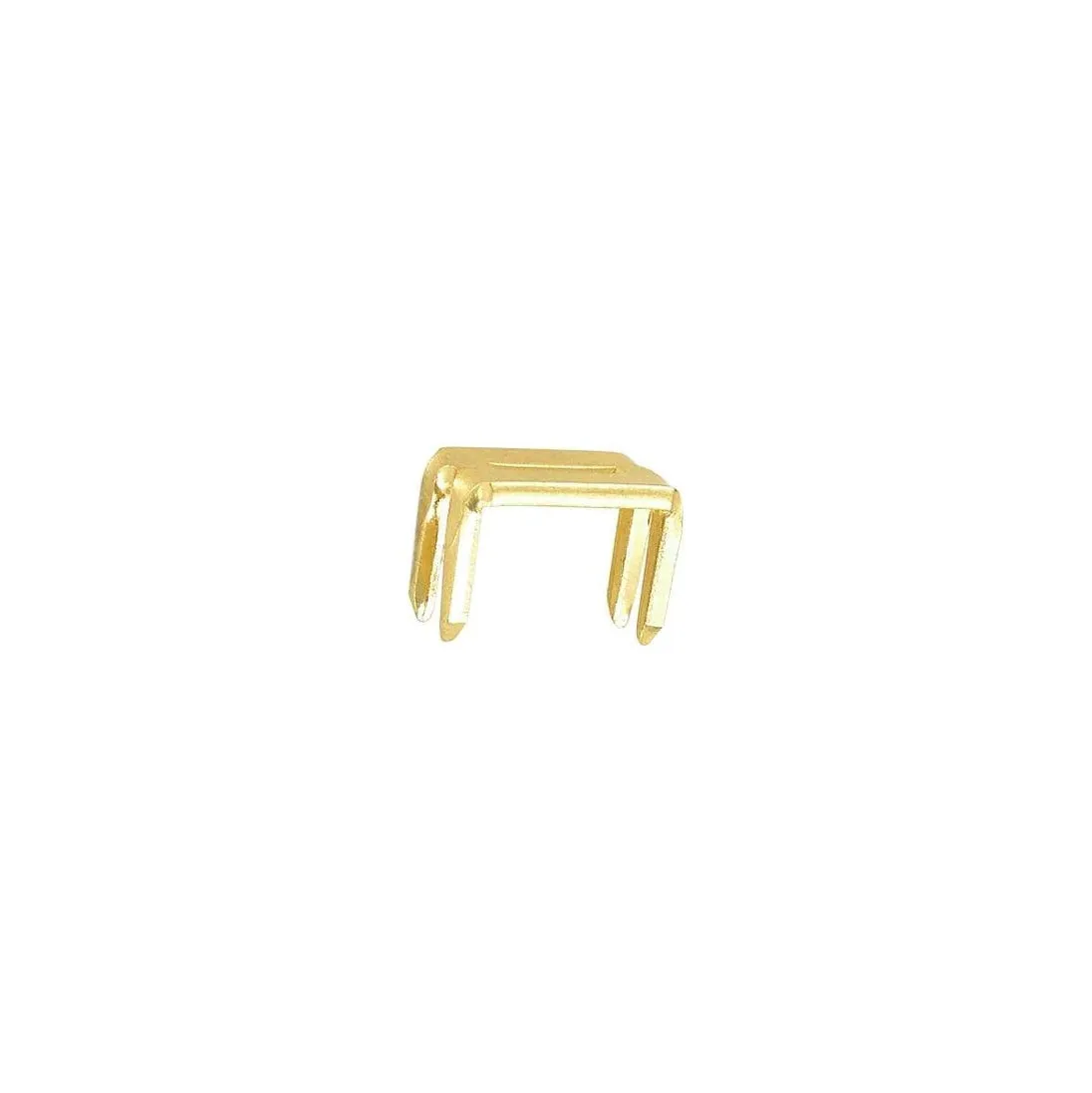 #10 Brass, YKK 4-Prong Bottom Stop, Zinc Alloy-PK10, #10M-4P-BP