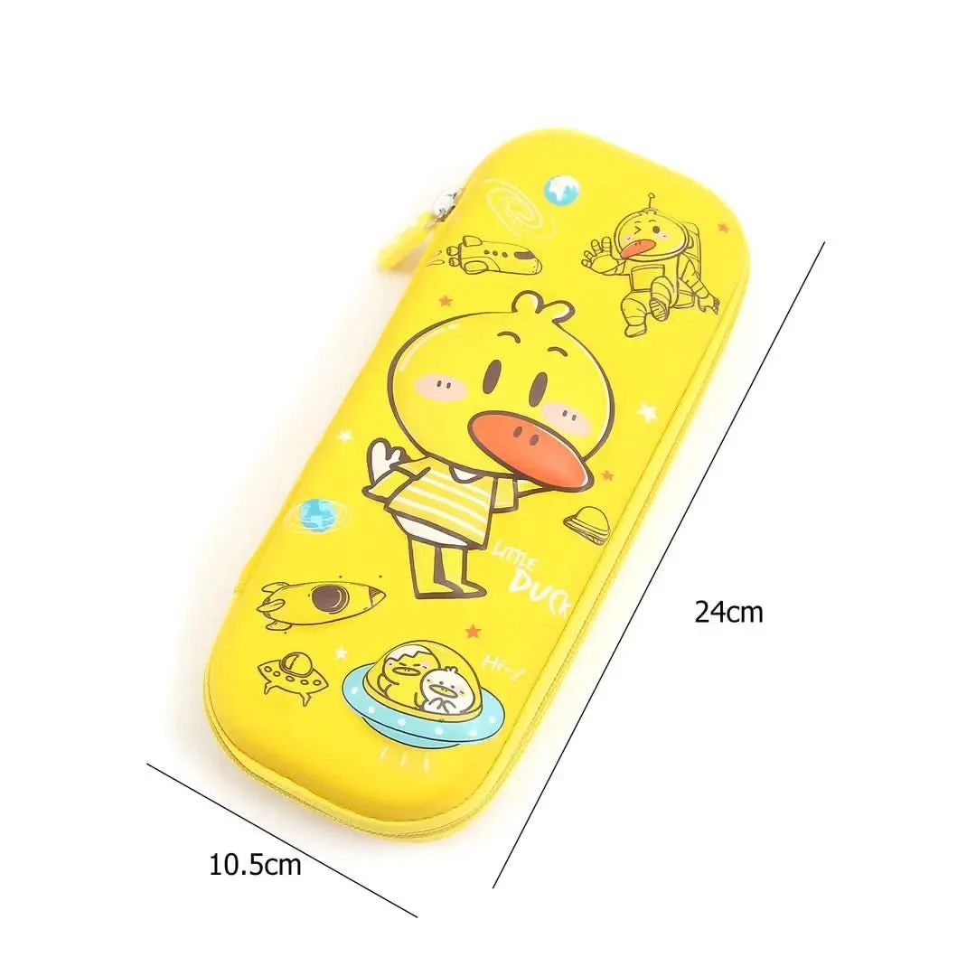 3D Embossed Duck Pencil Case
