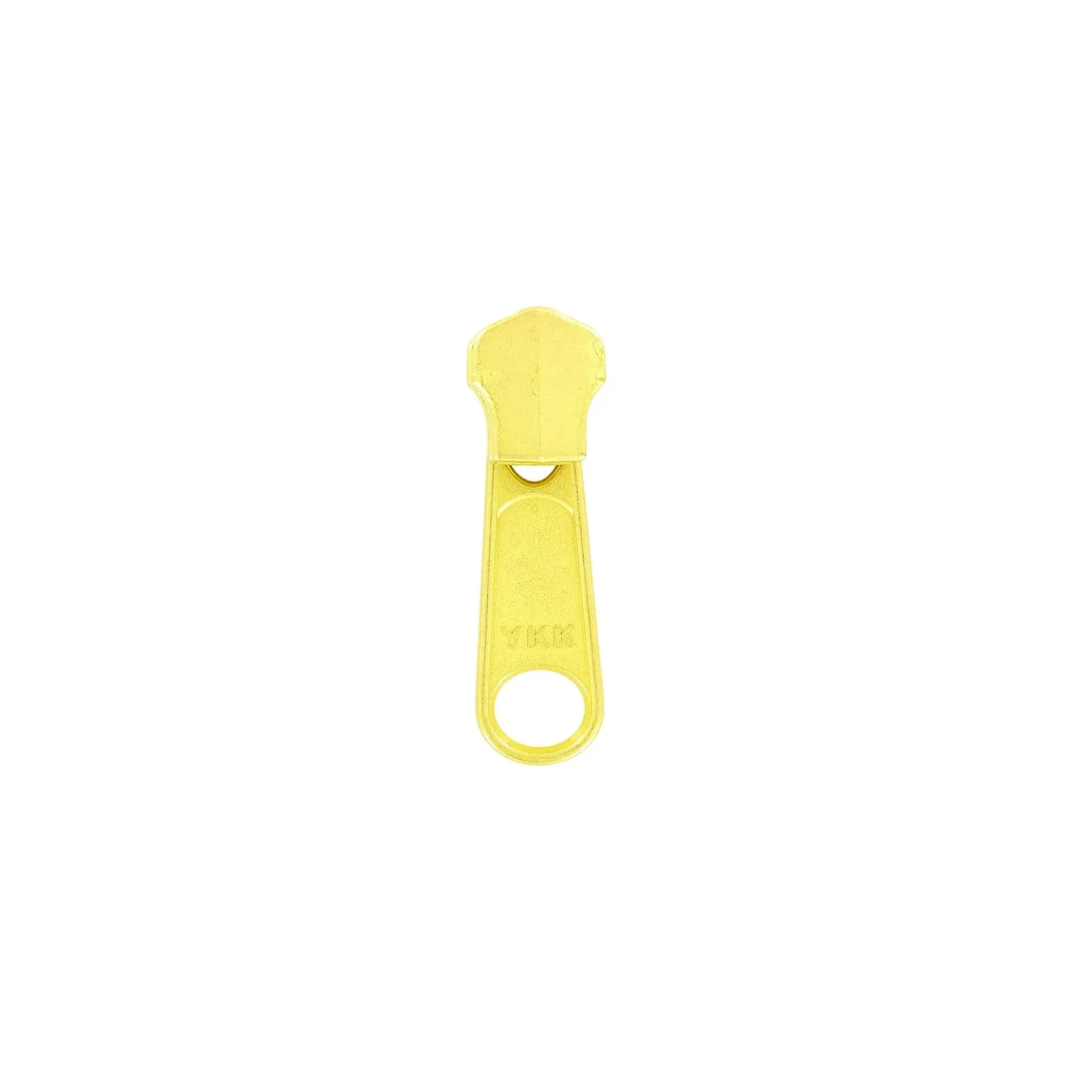 #5 Brass, Metal, YKK Long Tab Semi-Swivel Zipper Slider, Zinc Alloy, #5M-4-BP