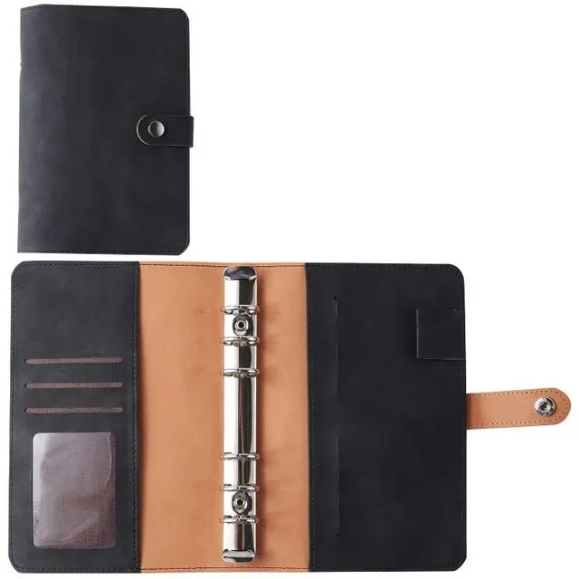 A6 Suede Cash Envelope Binder