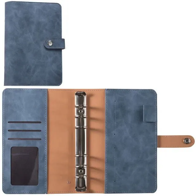 A6 Suede Cash Envelope Binder