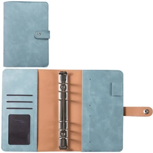 A6 Suede Cash Envelope Binder
