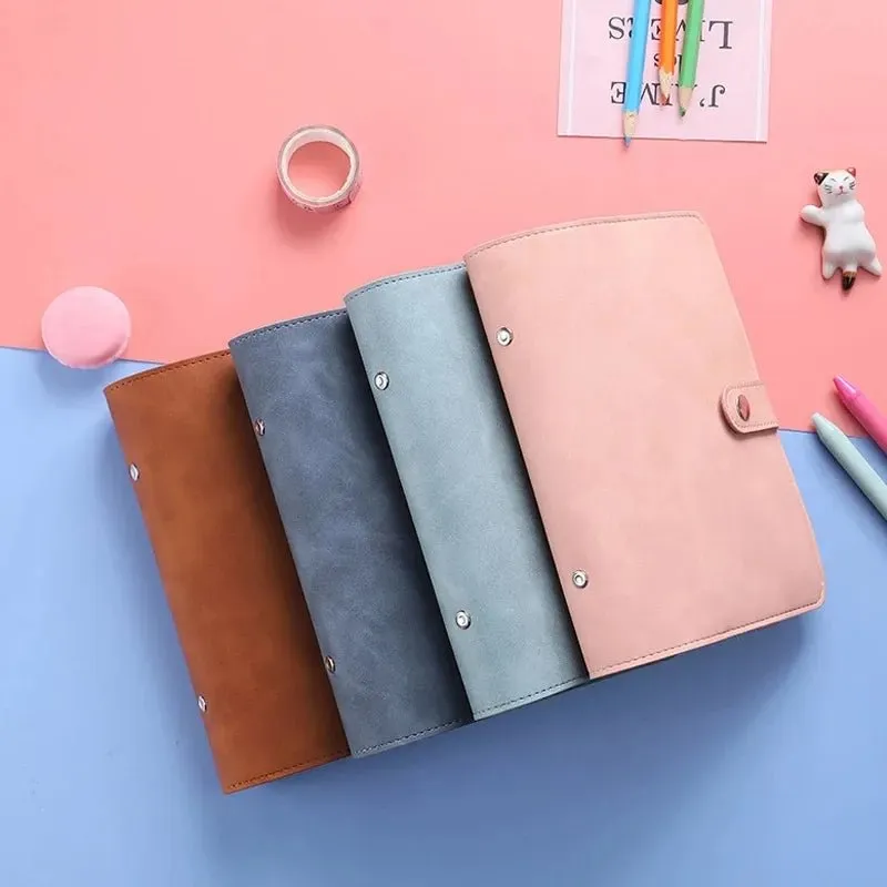 A6 Suede Cash Envelope Binder