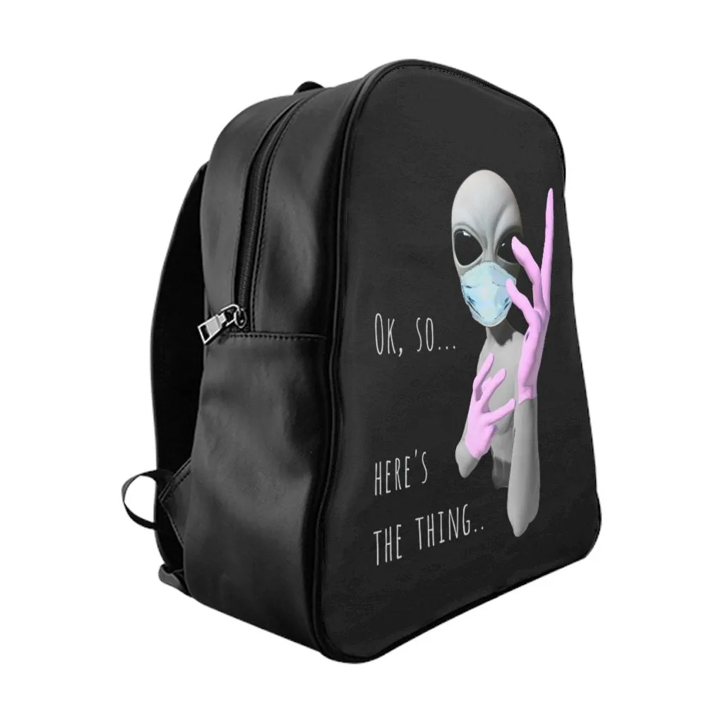 Alien Nurse (Thing) - School Backpack
