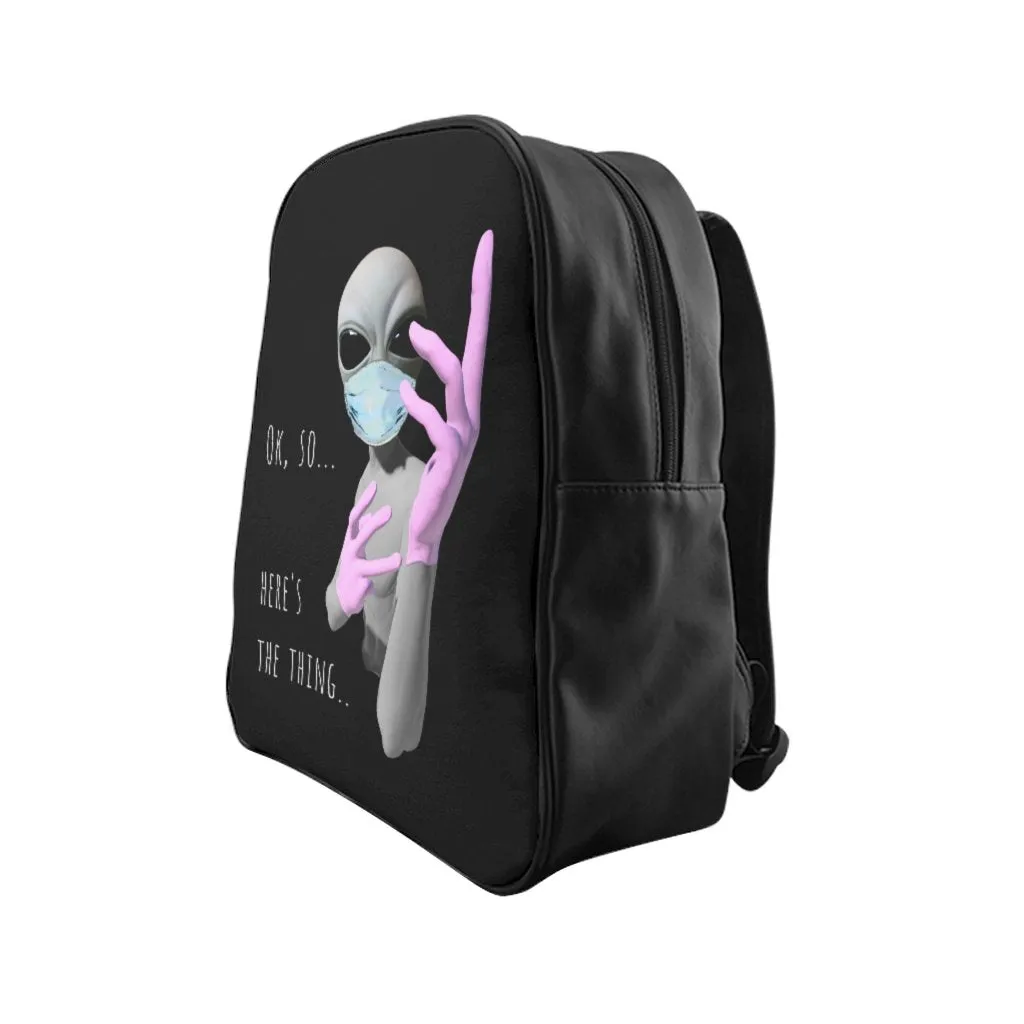Alien Nurse (Thing) - School Backpack