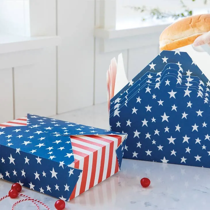 Blue Stars To Go Boxes- 6pk MA23 S5022