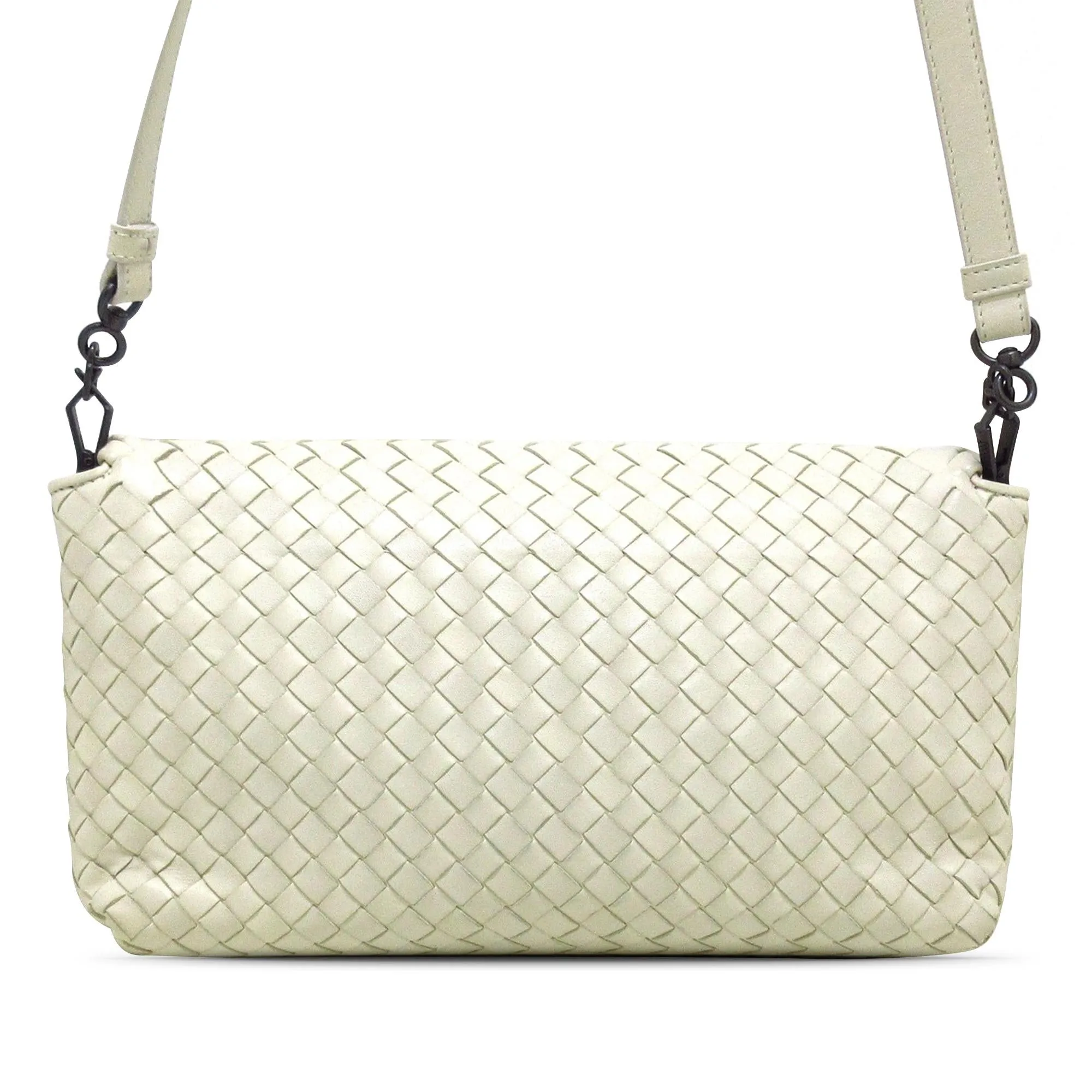 Bottega Veneta Intrecciato Flap Crossbody Bag (SHG-wEXfxE)