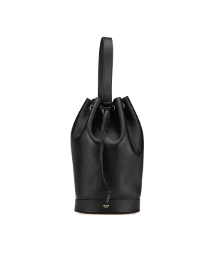 Calfskin Sailor Sling Backpack with Adjustable Strap and Drawstring Closure