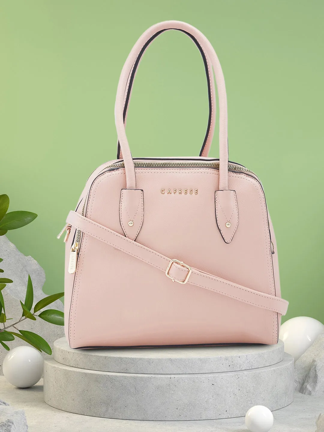 Caprese Josie Satchel Large Blush