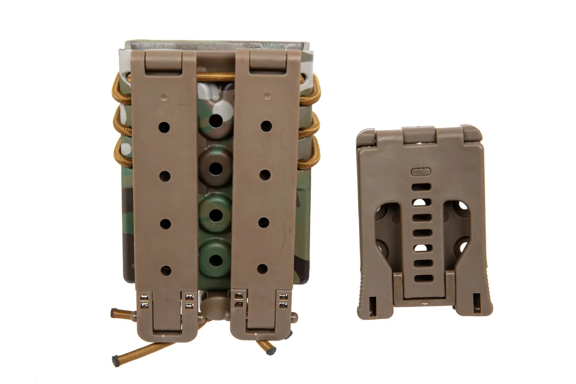 Carrier for 2 M4/M16 and 9mm magazines Wosport Urban Assault Quick Pull Multicam