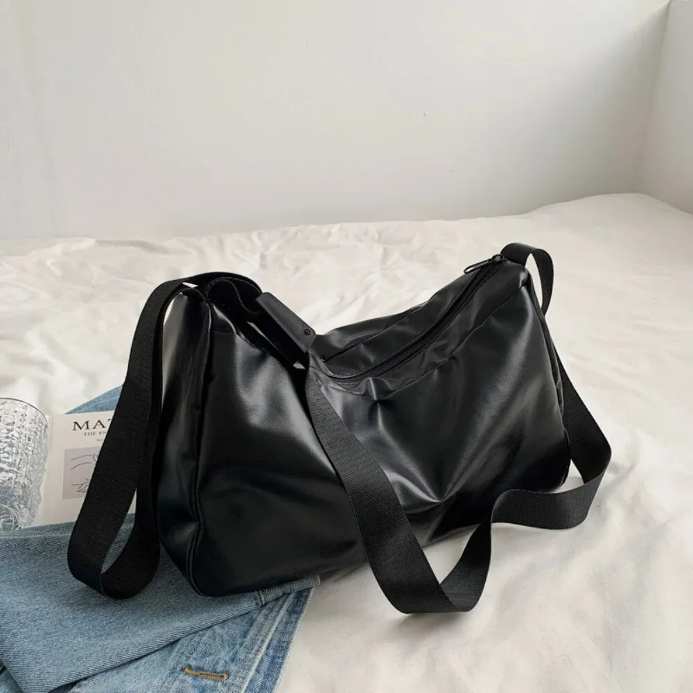 Christmas Gift Trendy Simple New Women Bags Fashion PU Leather Large Capacity Shoulder Bags for Women 2021 Luxury Designer Zipper Crossbody Bag