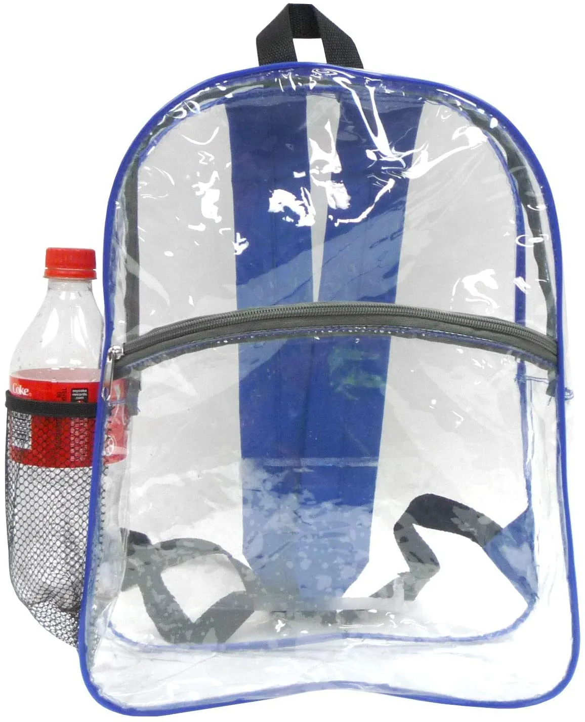 Clear See Through Transparent Backpack for BookBag  14" x 3.25" x 12"