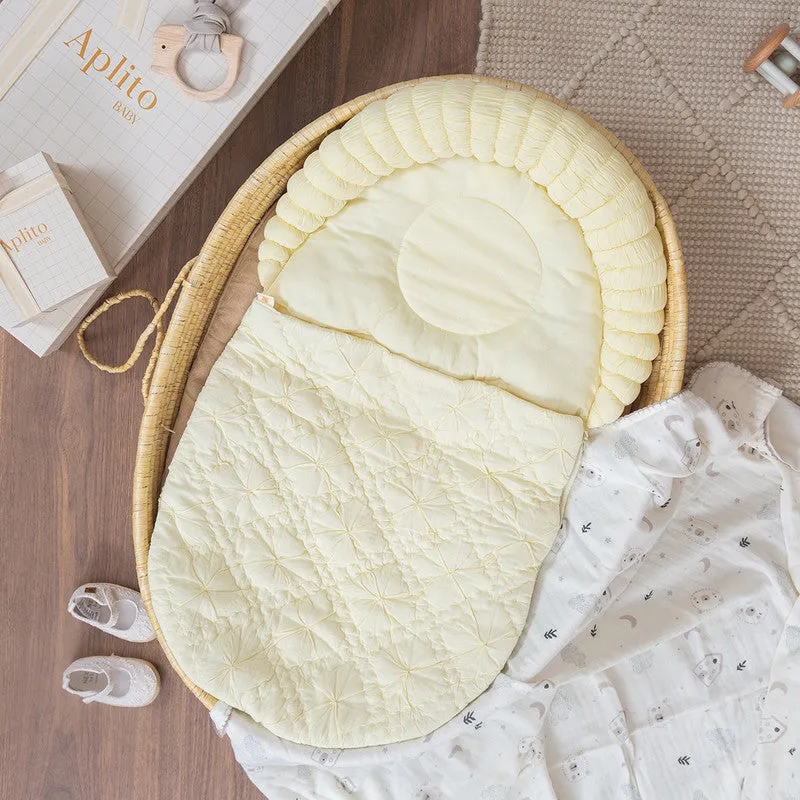 Cotton Baby Sleeping Bag | Comfort Cloud | Lemon