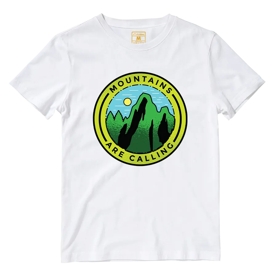 Cotton Shirt: Mountains Calling