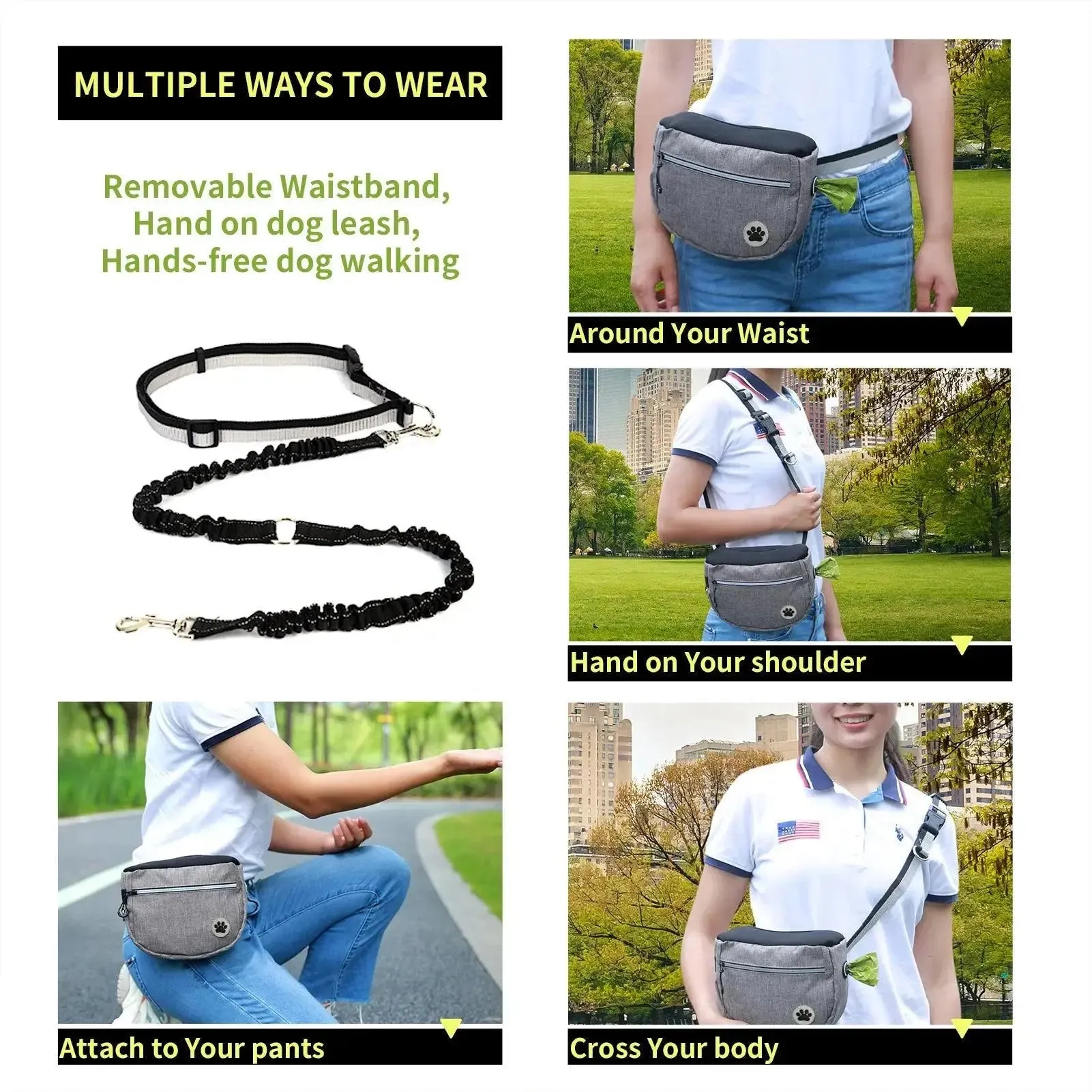 Dog Training Bag Treat & Poop Bag - pet accessories