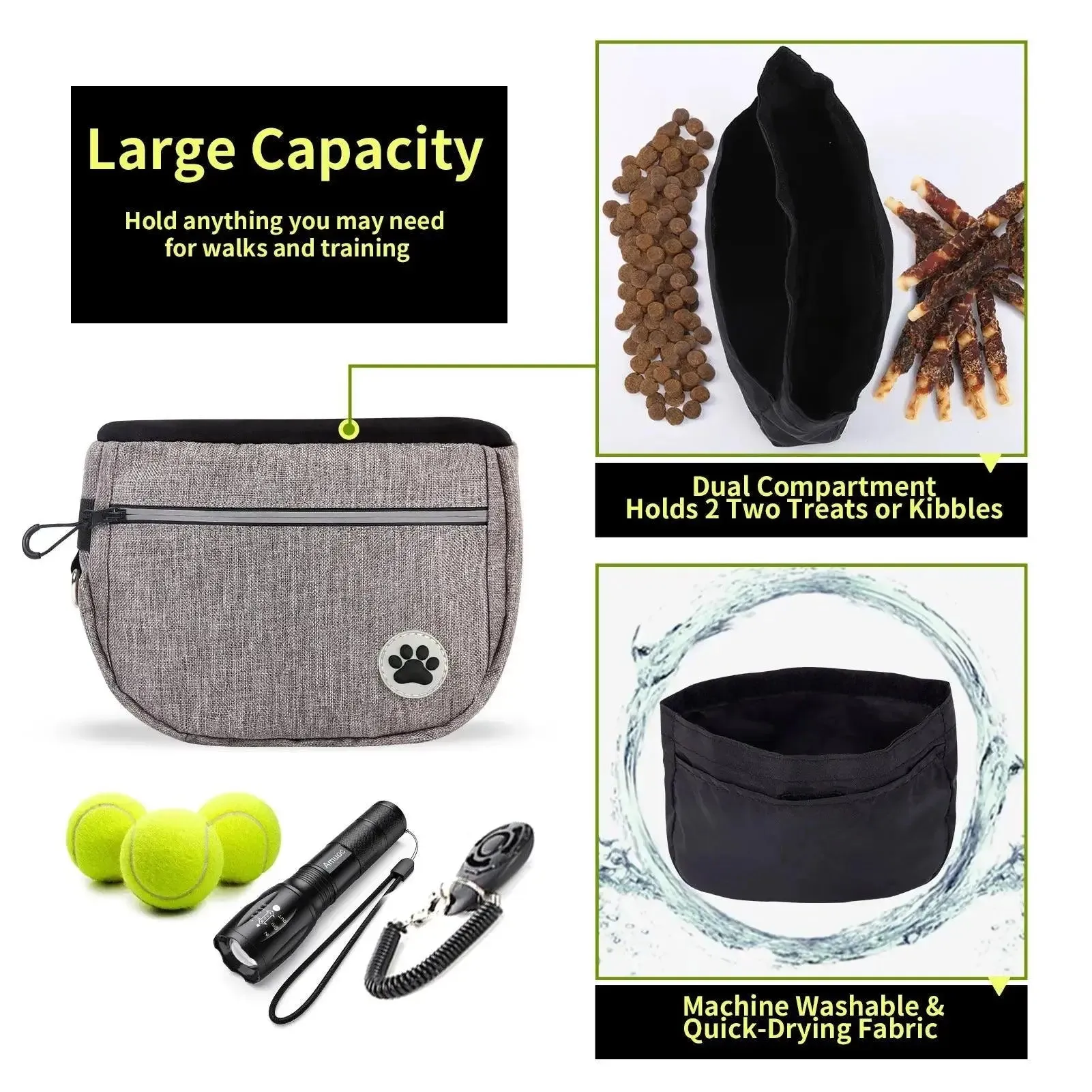 Dog Training Bag Treat & Poop Bag - pet accessories