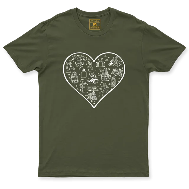 Drifit Shirt: Hiking Heart