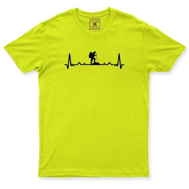 Drifit Shirt: Hiking Heartbeat