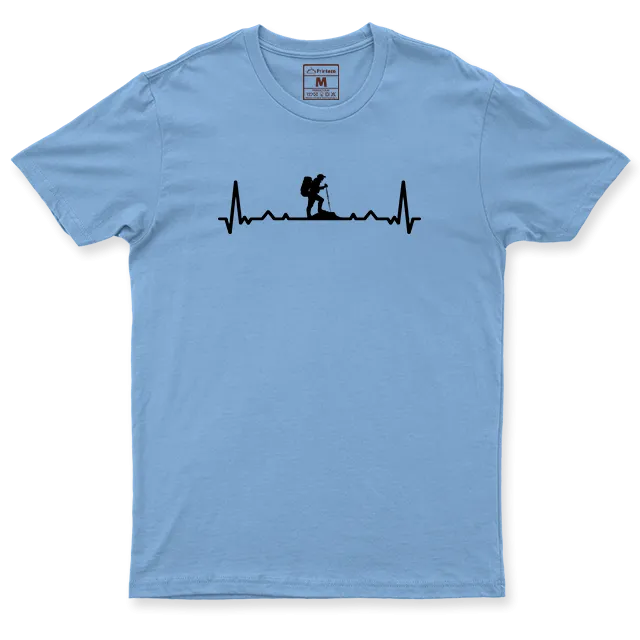Drifit Shirt: Hiking Heartbeat