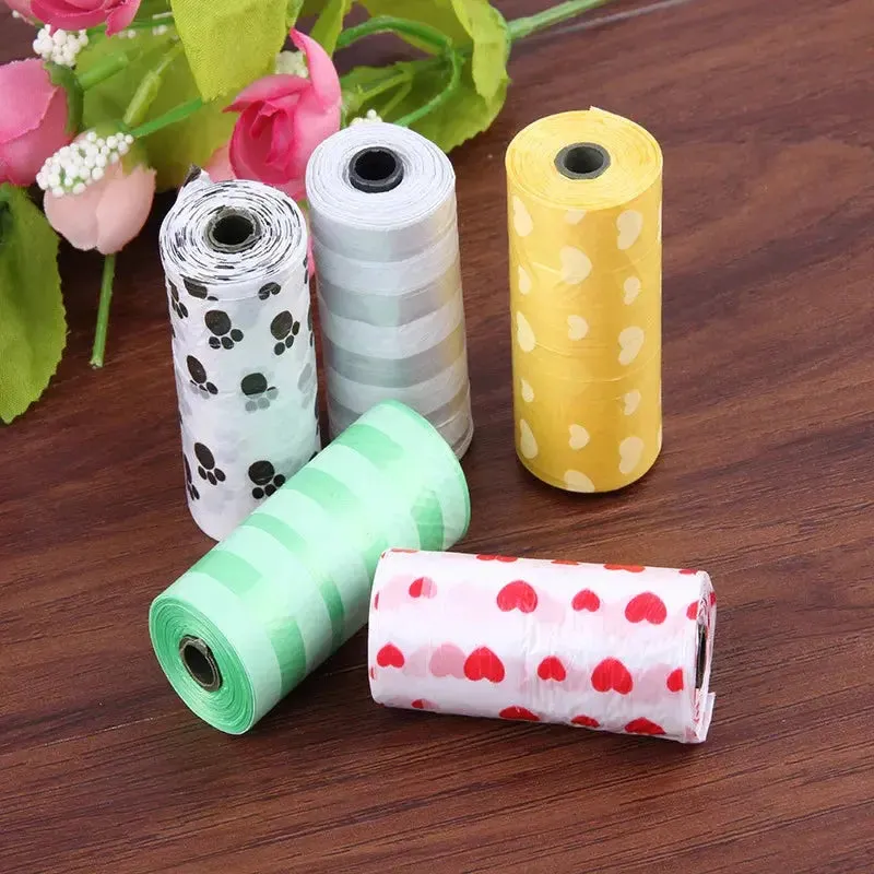 Durable Printed Dog Poop Bags