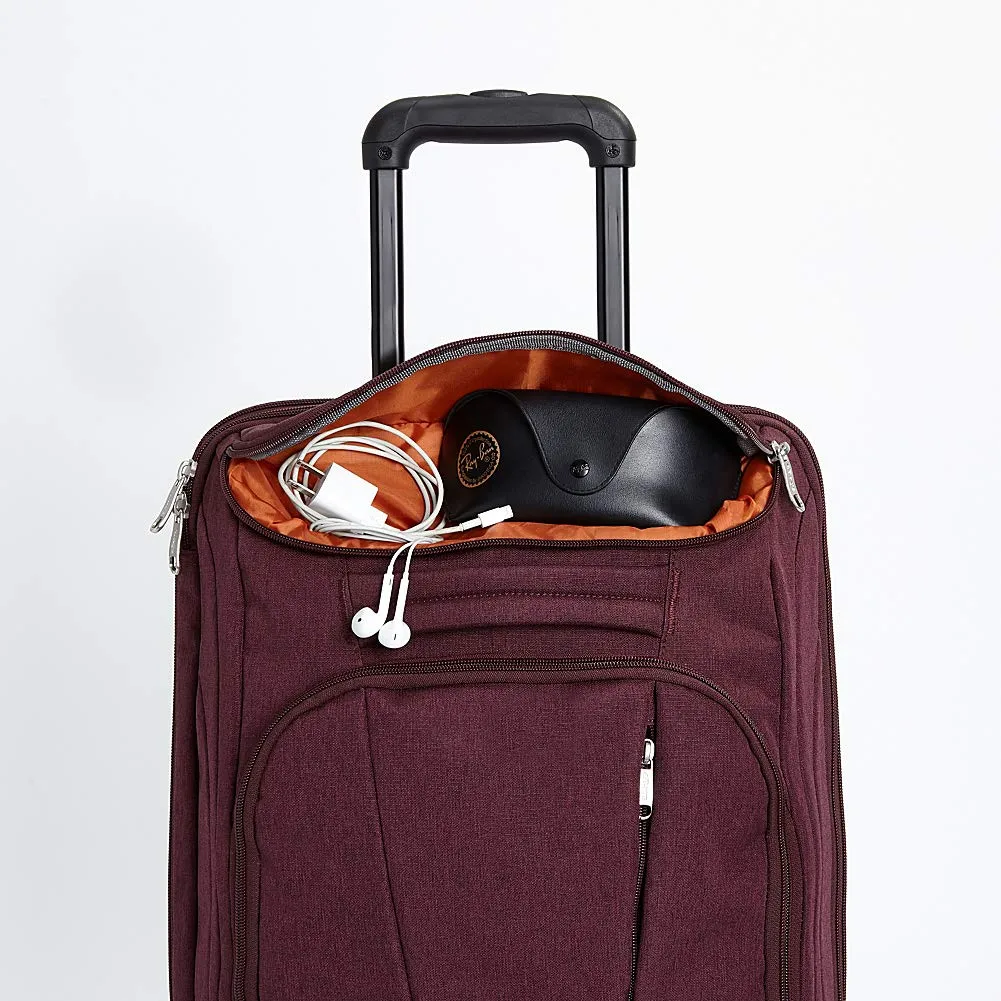 eBags TLS Mother Lode Mini 21 Inch Wheeled Duffel Bag Luggage - Carry-On - (Heathered Graphite)
