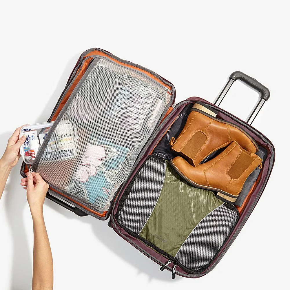 eBags TLS Mother Lode Mini 21 Inch Wheeled Duffel Bag Luggage - Carry-On - (Heathered Graphite)