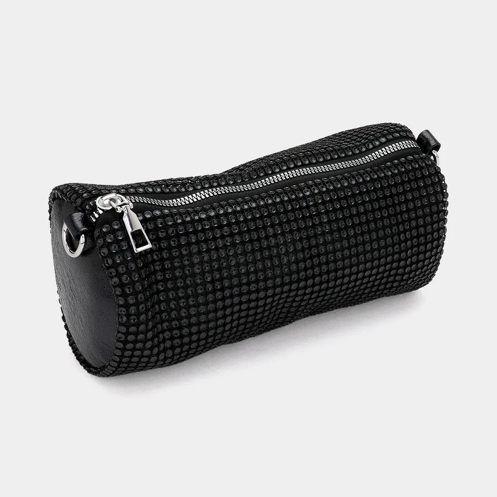 iLLASPARKZ Bling Studded Round Mini Crossbody Bag