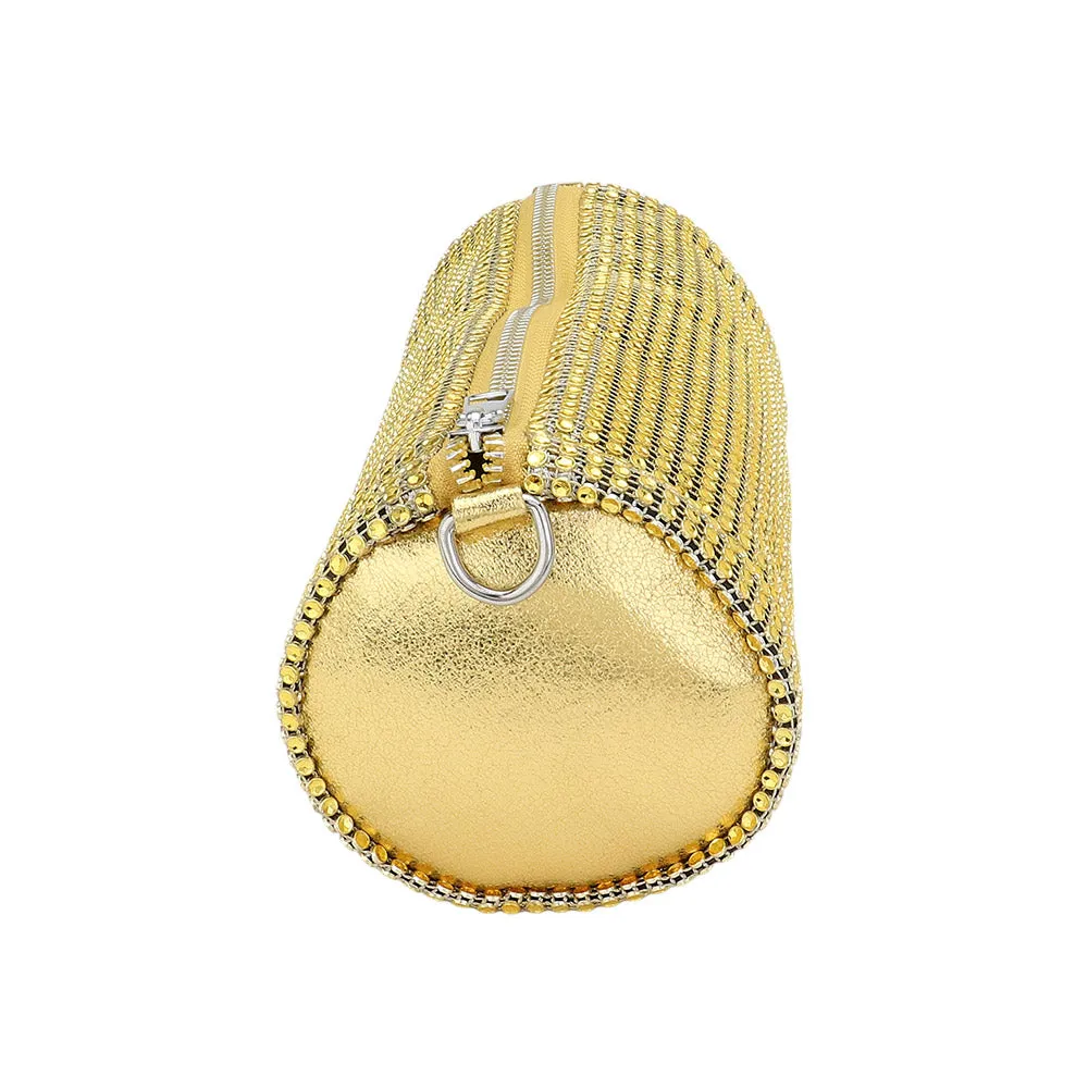 iLLASPARKZ Bling Studded Round Mini Crossbody Bag