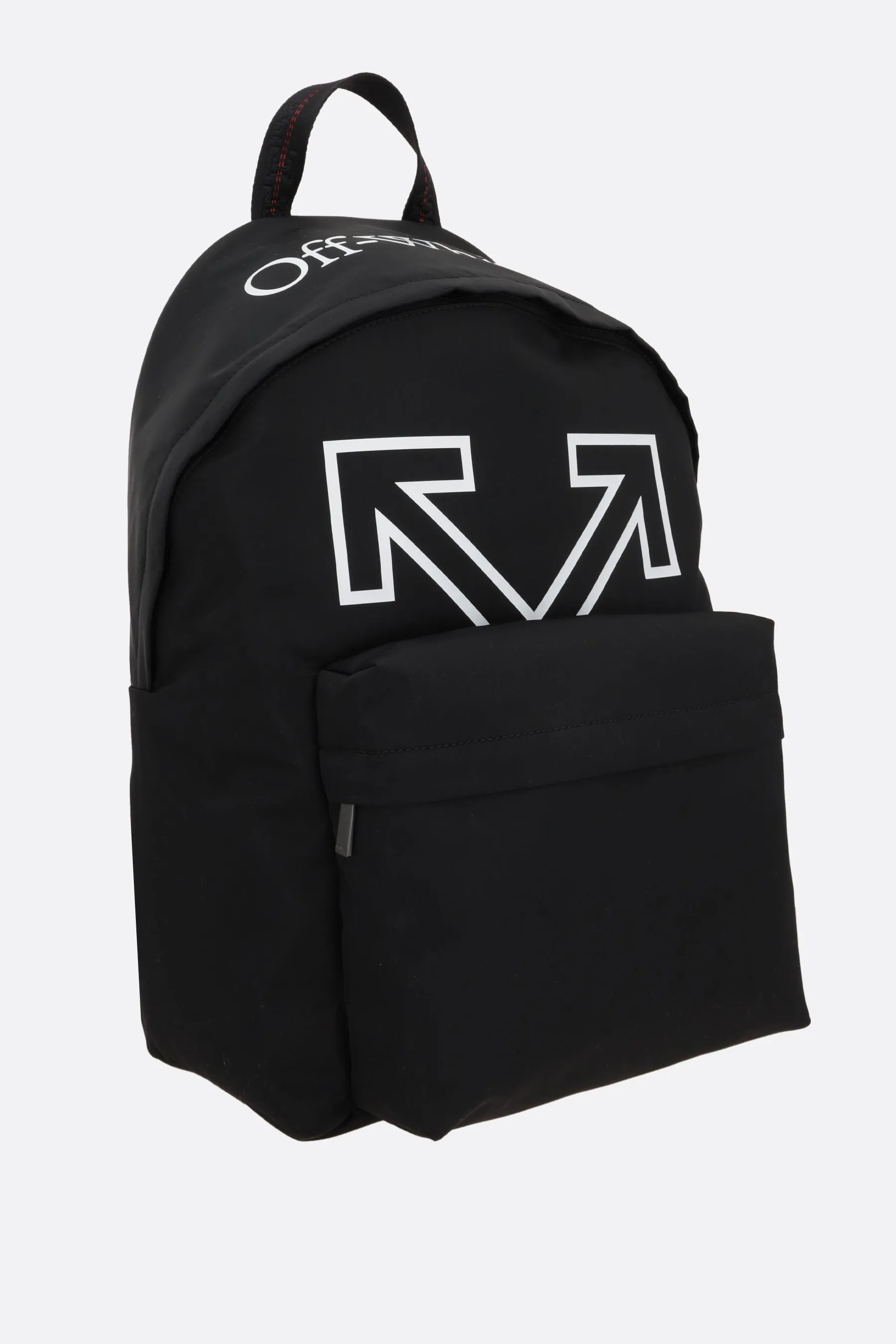 Industrial Arrow Pattern Nylon Backpack