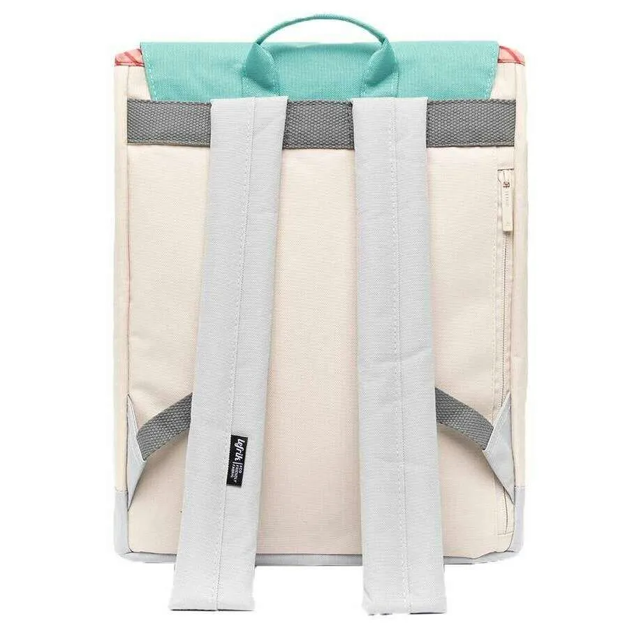 Lefrik Scout Block Backpack - Cala Block Green/Grey