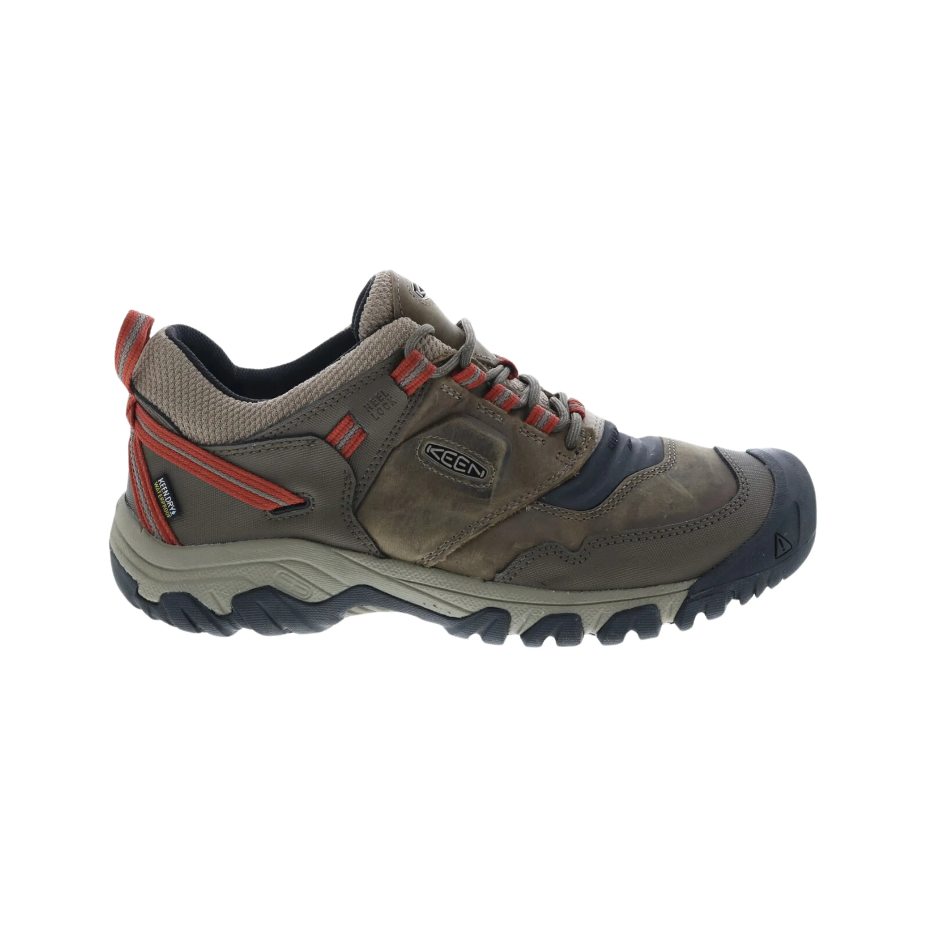 Men's RidgeFlex Waterproof Hiking Shoe - Timberwolf/Ketchup (Regular Width)