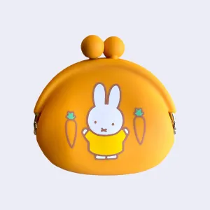 Miffy - Pochi Silicone Pouch Coin Purse (Orange)
