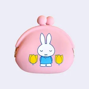 Miffy - Pochi Silicone Pouch Coin Purse (Pink)