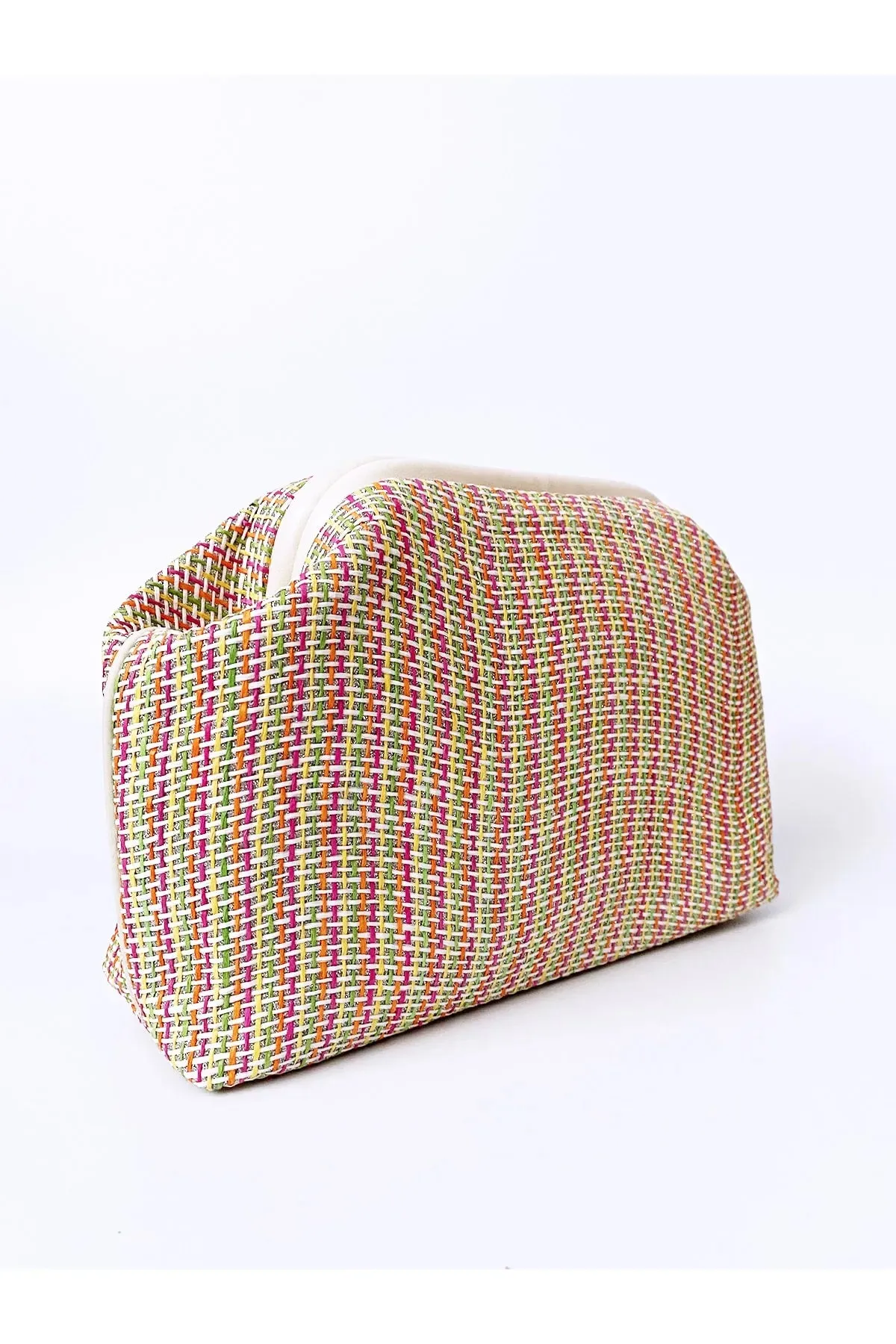 Mixed Jute Straw Bag