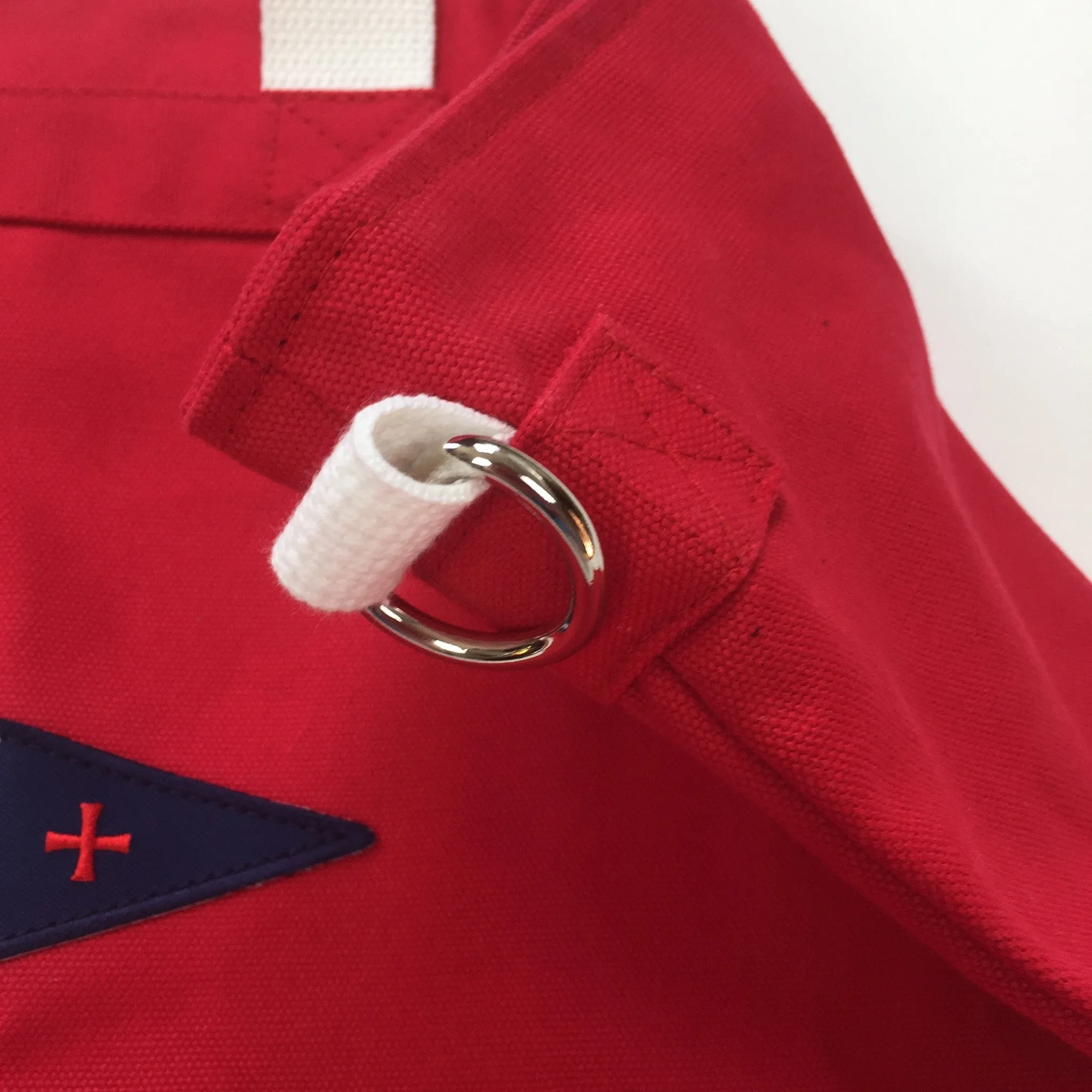 Noah - Red Canvas Holdall Bag