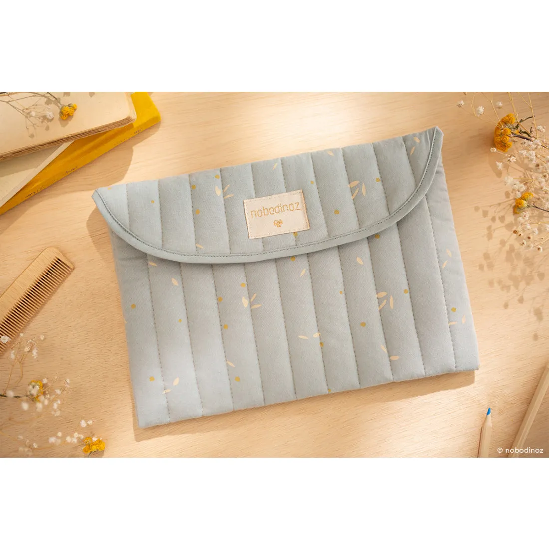 nobodinoz Bagatelle Pouch Willow Soft Blue