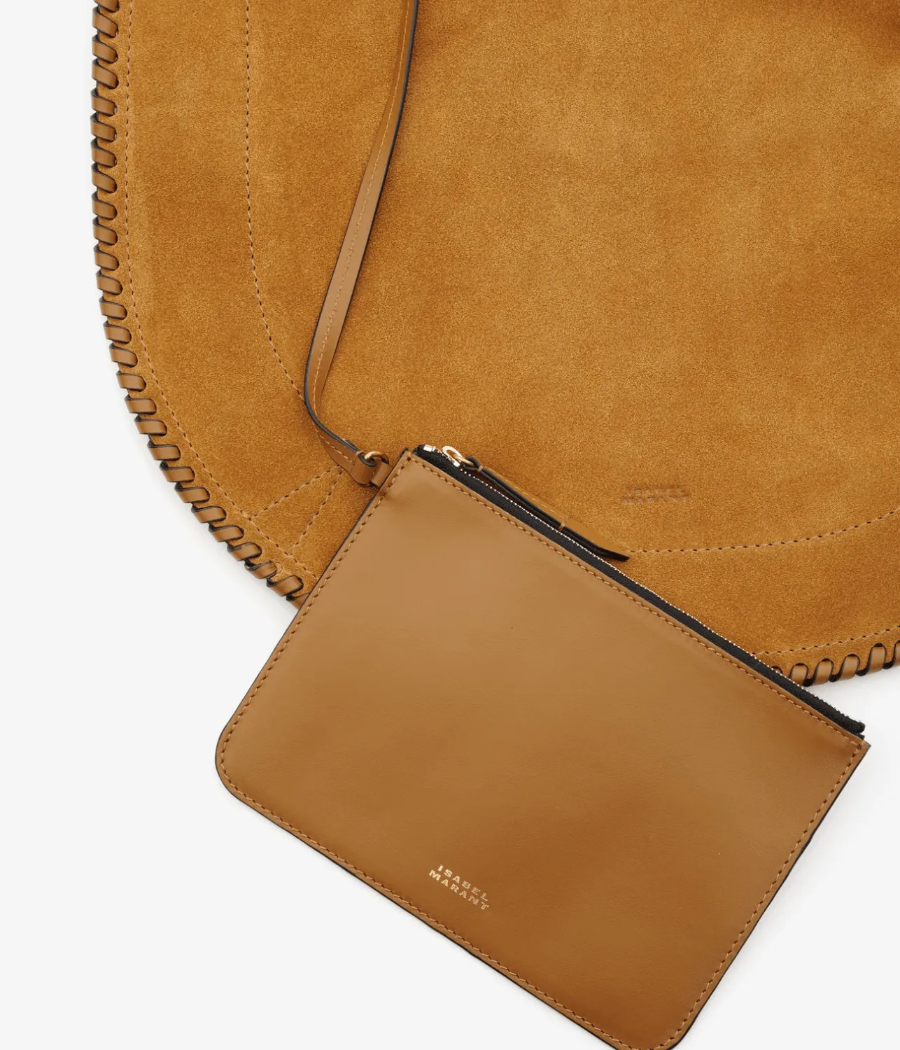 OSKAN SOFT HOBO BAG - COGNAC