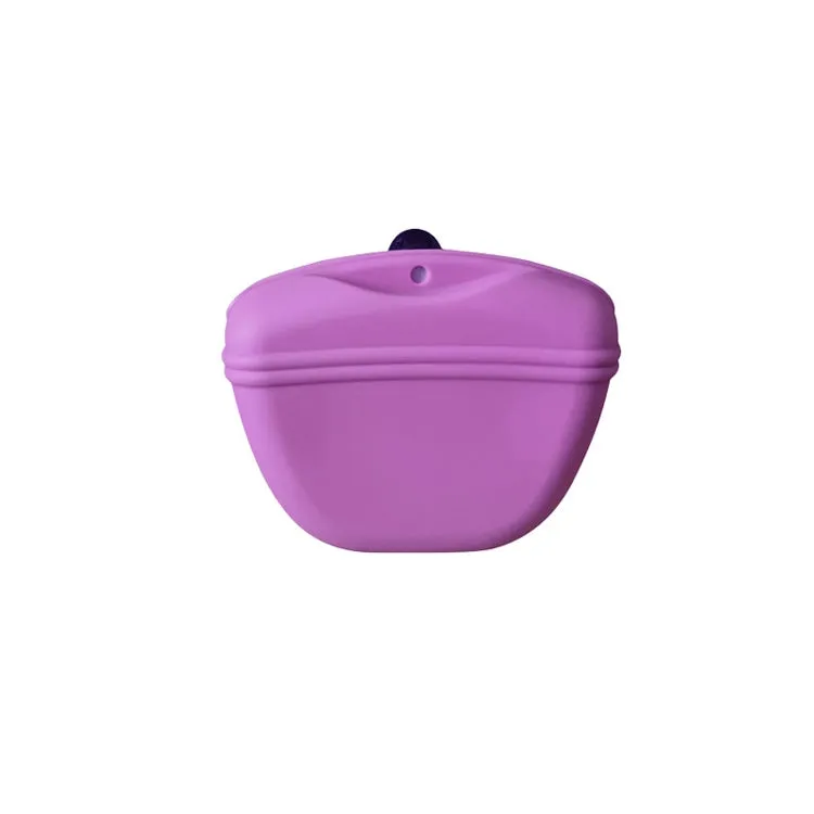 Portable Silicone Dog Treat Bag for Effortless Training Sessions