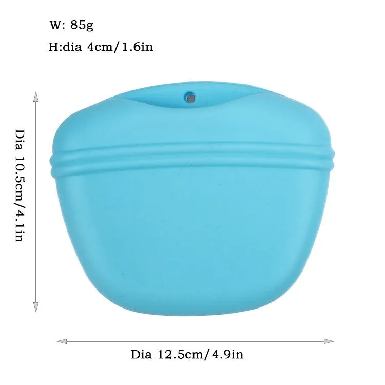 Portable Silicone Dog Treat Bag for Effortless Training Sessions