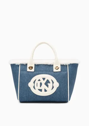 Pretzelle Medium Tote Bag Navy