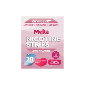 Raspberry Melta Nicotine Strips
