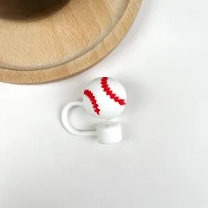 Straw Topper - Baseball