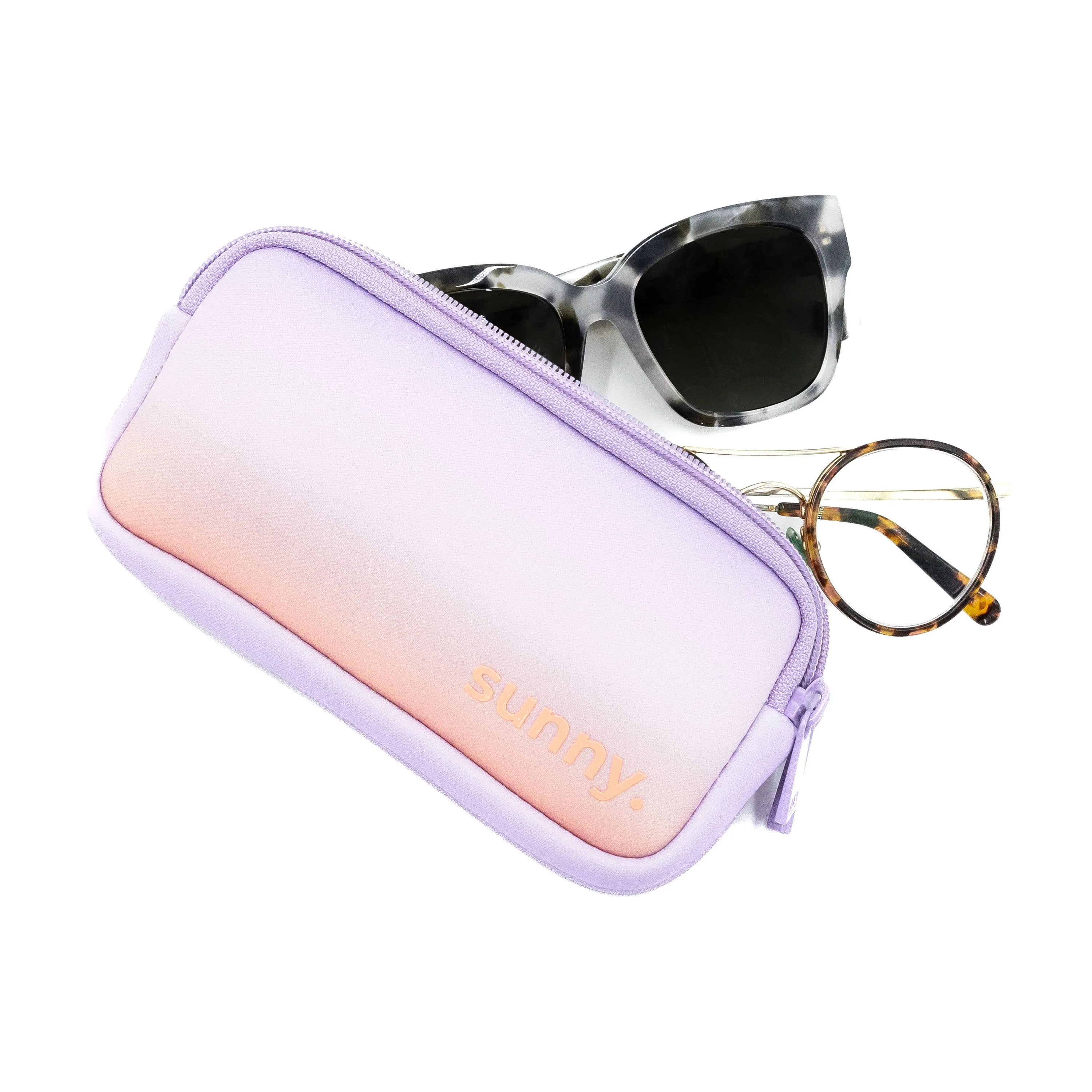 THE DOUBLE EYEGLASS CASE - GRADIENT EUPHORIA