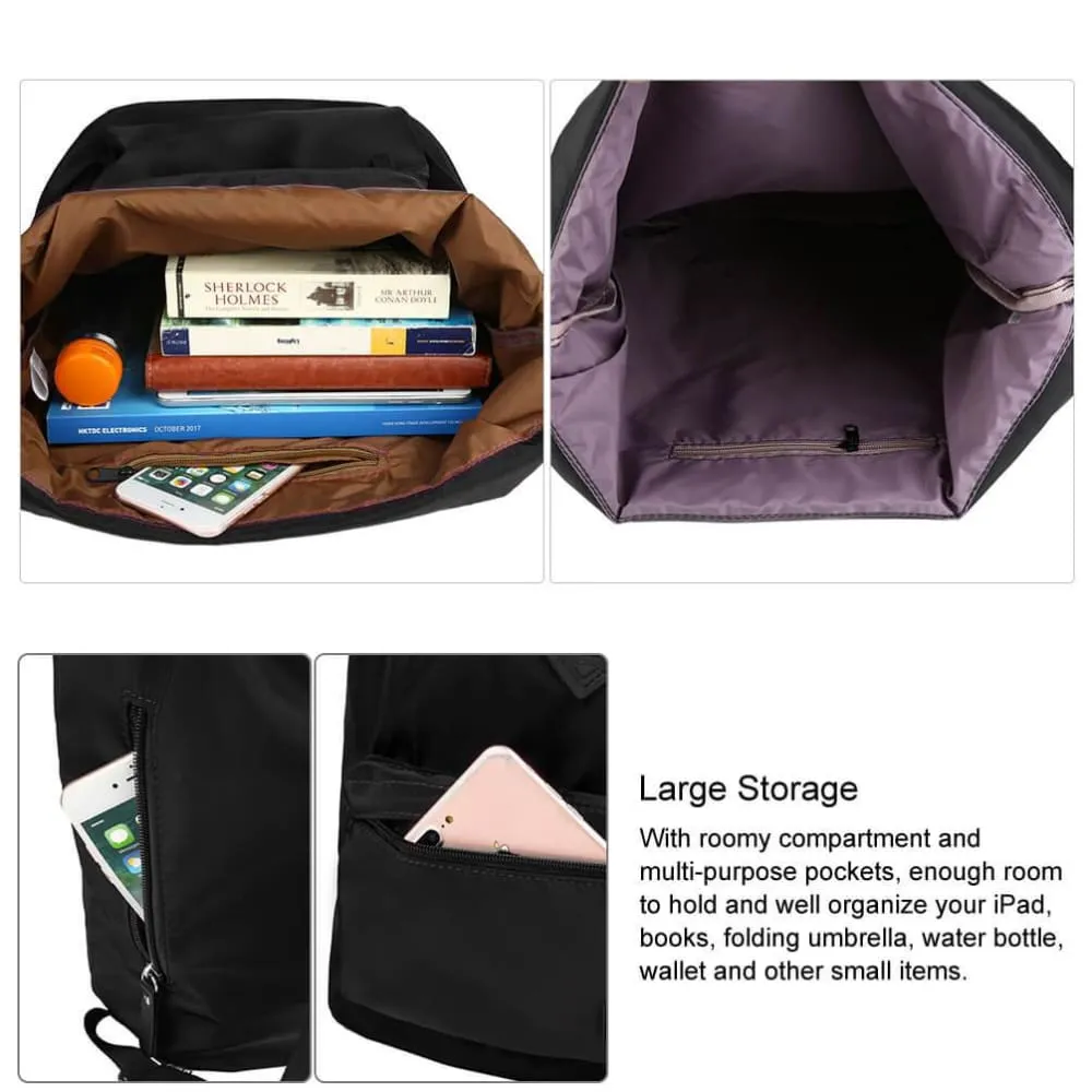 Vbiger Men and Women Drawstring Backpack Chic Classic Travel Drawstring Bag