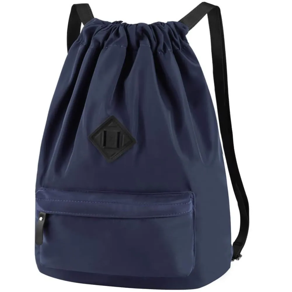 Vbiger Men and Women Drawstring Backpack Chic Classic Travel Drawstring Bag