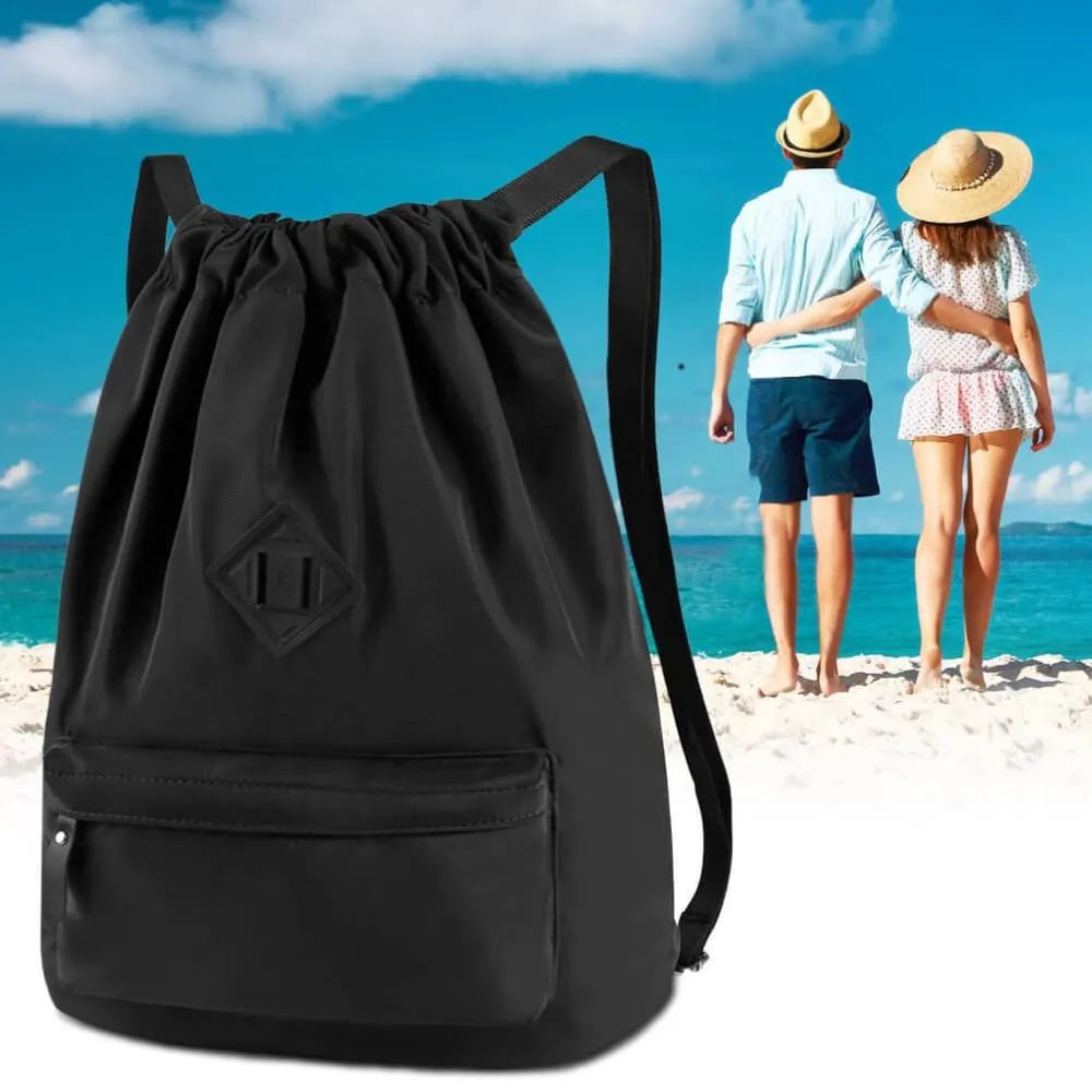 Vbiger Men and Women Drawstring Backpack Chic Classic Travel Drawstring Bag
