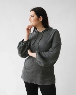 WEEKEND hoodie in Dark Grey