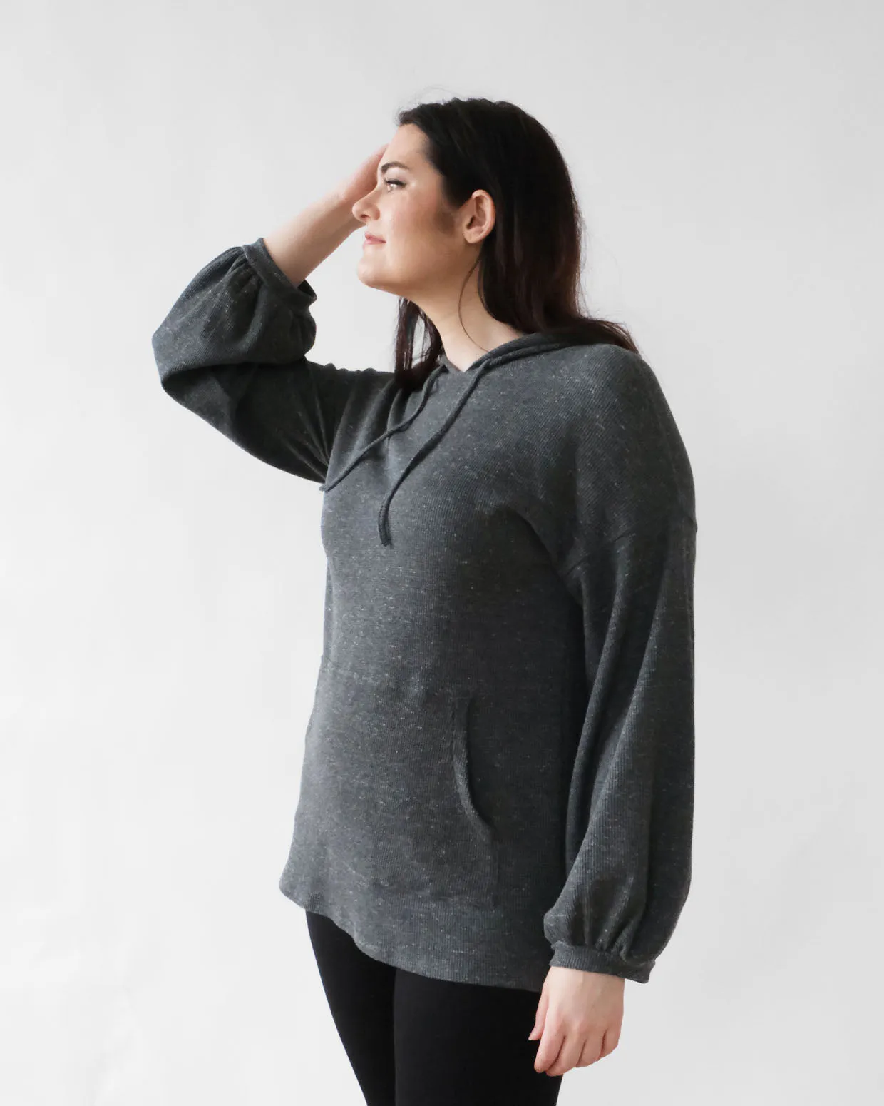 WEEKEND hoodie in Dark Grey