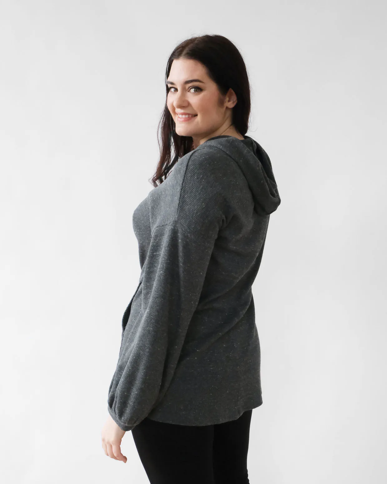 WEEKEND hoodie in Dark Grey