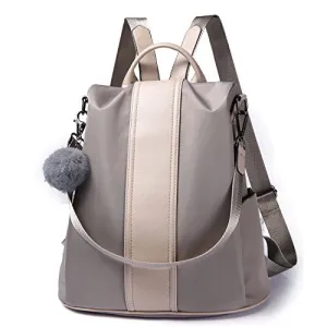 Women's Backpack Waterproof Nylon Anti-theft Rucksack Shoulder Bag